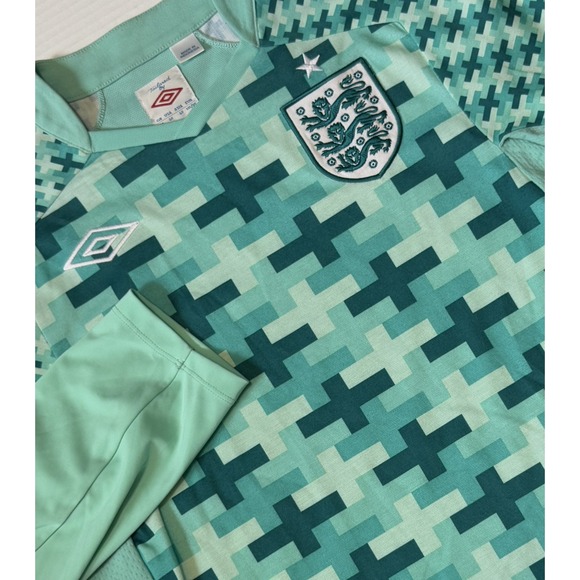 UMBRO 2012-2013 England GK Goalkeeper Away Shirt - Size USA 40 - Picture 1 of 10